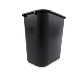 2956 Medium waste basket black