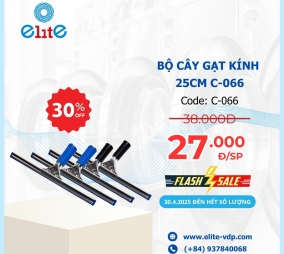 Bộ Cây Gạt Kính 25Cm C-066