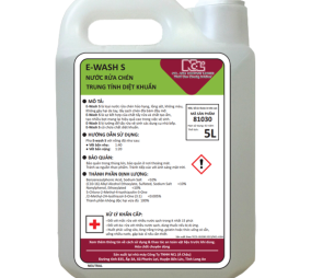 E-Wash S - Nước rửa chén trung tính diệt khuẩn