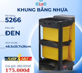 Khung bằng nhựa, màu đen 5266, phụ kiện xe 5011 TRUST