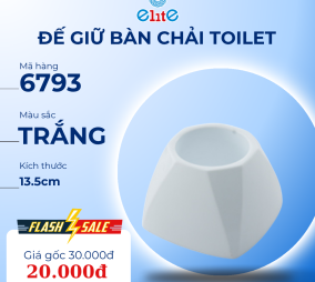 Đế giữ bàn chải toilet màu trắng 6793