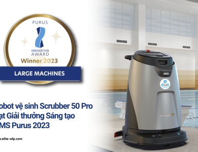 Robot vệ sinh công nghiệp Scrubber 50 Pro đạt Giải thưởng Sáng tạo CMS Purus 2023