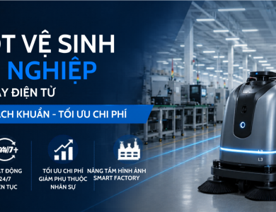 Giải Pháp Robot Vệ Sinh Thông Minh Cho Nhà Máy Điện Tử: Tối Ưu Quy Trình – Nâng Tầm Tiêu Chuẩn Phòng Sạch
