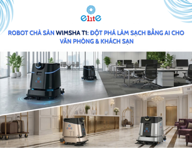 Robot Chà Sàn Wimsha T1: Đột Phá Làm Sạch Bằng AI Cho Văn Phòng & Khách Sạn
