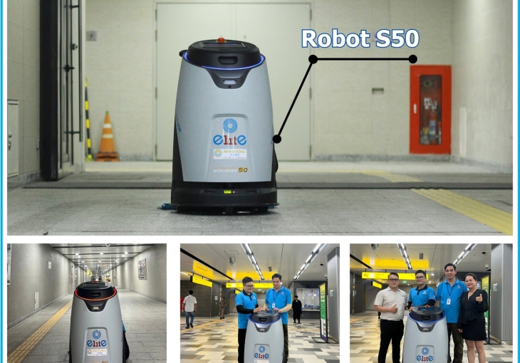 Robot Scrubber 50 Pro Đã Có Mặt Tại Tàu Metro Ga Ba Son!!!